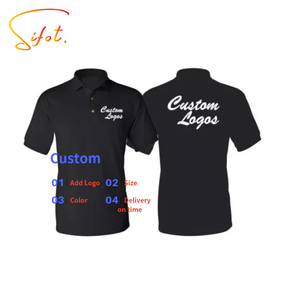 Sifot vente en gros 100% coton pour hommes pour polos Offre Spéciale maillot avec fonction anti-rides et logo imprimé personnalisé - Product Image 1