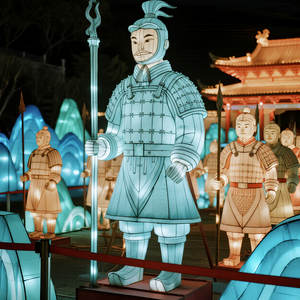 Tùy chỉnh Terra Cotta chiến binh đèn lồng người lính cổ hình ánh sáng cho lễ Tạ ơn triển lãm Bảo tàng văn hóa du lịch bán - Product Image 1