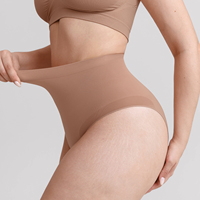 Faja Moldeadora de Cintura Alta para Mujer, Sin Costuras, Invisible, Antideslizante, con Soporte Completo para la Cadera, Suave y Transpirable