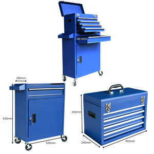 Tủ dụng cụ kim loại HUAYI 56 inch 15 ngăn kéo có bánh xe, bằng thép và sắt, hỗ trợ OEM và ODM - Product Image 6