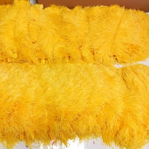 Plumes d'autruche artificielles décoratives en gros, 55-60 cm, bon marché, noires et colorées, grandes plumes d'autruche naturelles - Product Image 5