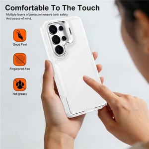 Funda Transparente con Anillo de Soporte para Lente de Aleación y Soporte para Samsung Galaxy S26 Ultra S <span class=keywords><strong>26</strong></span> Plus GalaxyS26 5G - Product Image 2