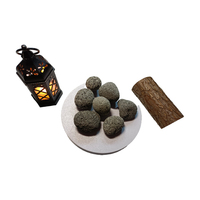 Pierre de feu noire de bonne qualité 3-5cm galets de pierres de lave pour le jardin de bol de feu de foyer
