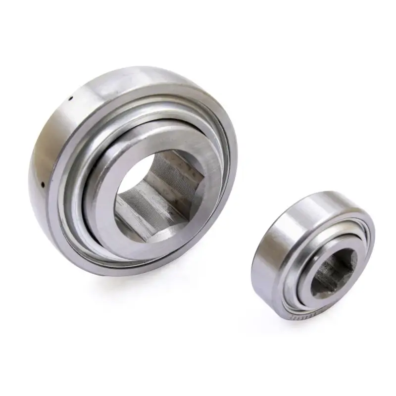 Square Hole Bearing W209PP5 W210PP4 Deep Groove Chrome Steel Ball Hexagon with Long Life for Agricultural Machines Open Sealed