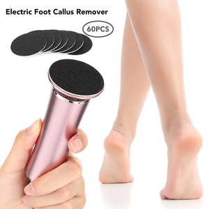 Offre Spéciale : Ponceuse Électrique 12V Noire avec Prises US, UK, EU et 60 Lames de Remplacement pour Éliminer les Callosités des Pieds - Product Image 3