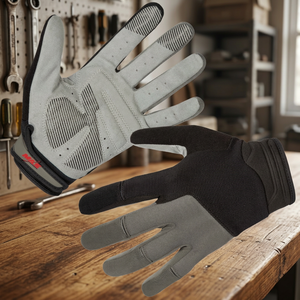 Half Finger Unisex Impact Gloves Palm Protection Leather Outdoor Touch Screen Cycling for <b>Road</b> Mountain Bike - Product Image 2