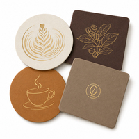 Juegos de Posavasos de Papel Absorbente Impresos Personalizados con Logotipo para Restaurantes, Calidad Premium y Promociones de Cafeterías, Venta al Por Mayor