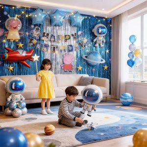 ชุดตกแต่งวันเกิดเด็ก ลูกโป่งอลู<span class=keywords><strong>มิ</strong></span><span class=keywords><strong>เนียม</strong></span> ป้ายแฮปปี้เบิร์ธเดย์ สำหรับงานปาร์ตี้ธีมการ์ตูน/อนิเมชั่น ผลิตในจีน - Product Image 3