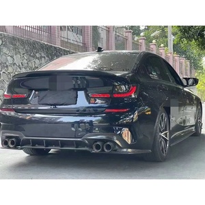 DGRCCS 3 Series G20 G28 2019-2024 GS380 Style Sports Carbon Fiber Rear Lip & Diffuser <b>Kit</b>-Easy Installation - Product Image 4