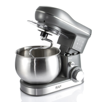 Robot de cuisine multifonction portable RAF 3 en 1, fouet à pâte, 1800W, 6.0L, batteur sur socle électrique