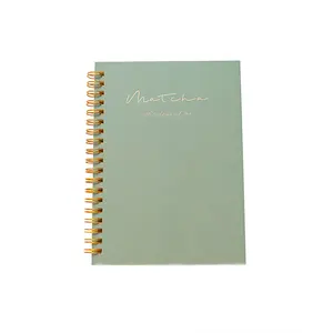 Becol khuyến mại B6 bìa cứng notepad tùy chỉnh Rose Gold sắt vòng tròn quy hoạch Tạp Chí máy tính xách tay cho quà tặng doanh nghiệp