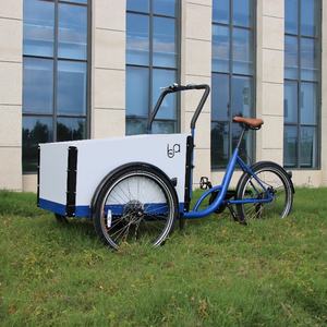 Vélo cargo électrique à 3 roues, entrepôt européen, vélo cargo classique <span class=keywords><strong>avec</strong></span> <span class=keywords><strong>porte</strong></span> pour la famille - Product Image 1