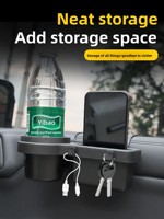 Boîte de rangement multifonctionnelle en plastique pour porte de voiture, porte-gobelet et tri des déchets, compatible BAW BAIC 212 T01 2024-2026