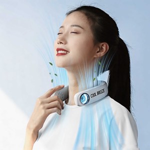 Ventilador de Cuello WUYANG con Refrigeración por Semiconductor, Aire Acondicionado de Cuello Portátil sin Aspas de 4000 mAh, Ventilador Personal de 3 Velocidades - Product Image 2