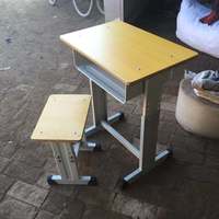 Ensemble de bureaux et chaises de sécurité les plus vendus pour étudiants, bureaux et chaises d'école avec coins arrondis