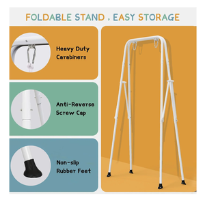 Columpio Plegable para Niños Pequeños y Jumper para Bebés, Uso Interior y Exterior, Jumper Seguro y Duradero para Patio Trasero - Product Image 5