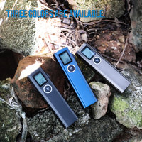 Lampe torche MINIX7 en alliage d'aluminium à LED double mode (lumière/télémètre laser) rechargeable par USB, batterie 3000 mAh, étanche IP66, magnétique
