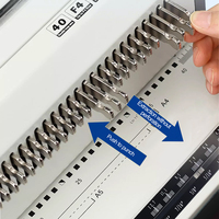 2025 nouvelle arrivée SW2500A 2-en-1 spirale et peigne livre liant polyvalent manuel fil reliure Machine pour 25 feuilles pour une utilisation au bureau