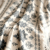 Couverture Jacquard 90% Polyester 10% Laine, Tissée, Lourde et Confortable, Jeté de Lit Personnalisable