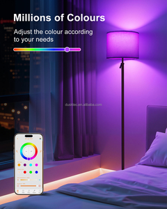 <span class=keywords><strong>Lampe</strong></span> sur pied LED avec télécommande et application intelligente, <span class=keywords><strong>lampe</strong></span> sur pied RGB multicolore à intensité variable, <span class=keywords><strong>lampe</strong></span> décorative créative pour canapé et chambre à coucher - Product Image 4