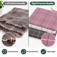 Napperon en PVC de haute qualité pour hôtel et restaurant Nouveau design Vente en gros Couverture de table en treillis frais en plastique durable