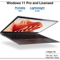 Grosir Notebook Mini Slim 14 inci Barebone Frekuensi Kustom Intel i3 I5 i7 i9 Core Komputer Kantor Super Tipis Bahasa Inggris