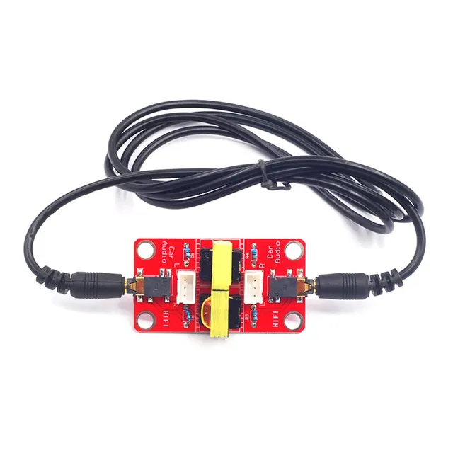 Audio Noise Common Ground Noise Isolator 3.5mm AUX Noise Filter Isolator Car Audio Navigation GPS Current Sound Filter