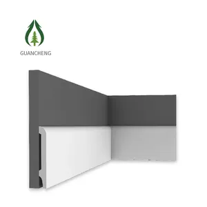 Concealed Polymer Plastic Self Adhesive Pvc Skirting Board Soft Flooring Baseboard Moulding Profile For India