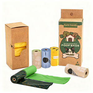 Bolsas Ecológicas para Excremento de Mascotas con Borde Plano, Bolsas Biodegradables Desechables para Desechos de Perros - Product Image 4