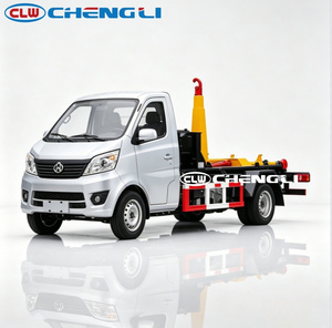Camion benne à benne basculante Changan Mini 4x2 <span class=keywords><strong>pour</strong></span> déchets, petit camion de transport de déchets avec conteneur amovible <span class=keywords><strong>pour</strong></span> voirie étroite - Product Image 1