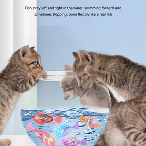 Beragam gaya baru 12 lampu listrik mainan kucing ikan peliharaan desain simulasi aktivasi induksi menginspirasi kucing - Product Image 4