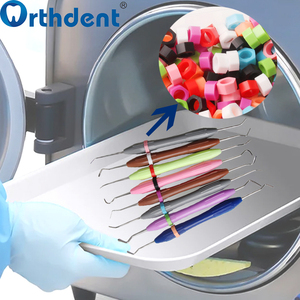 100 Unidades/Caja Anillos de Silicona para Identificación Dental, Anillos de Reconocimiento Coloridos para Instrumentos, Ortodoncia, <span class=keywords><strong>Dentista</strong></span> - Product Image 4
