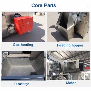 Máquina freidora industrial automática de granos anchos, de alta temperatura, pani puri - Product Image 5