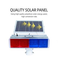 Linterna solar led de emergencia para tráfico, luz de advertencia de seguridad, Ip68