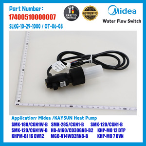 สวิตช์ควบคุมการไหลของน้ำสำหรับเครื่องทำน้ำร้อนแบบฮีทปั๊ม Midea รุ่น 17400510000007 SLKG-10-29-1000 OT-06-08 เซ็นเซอร์วัดการไหลสำหรับเครื่องทำน้ำร้อนแบบฮีทปั๊มชนิดใช้พลังงานจากอากาศ อะไหล่ HVAC - Product Image 3