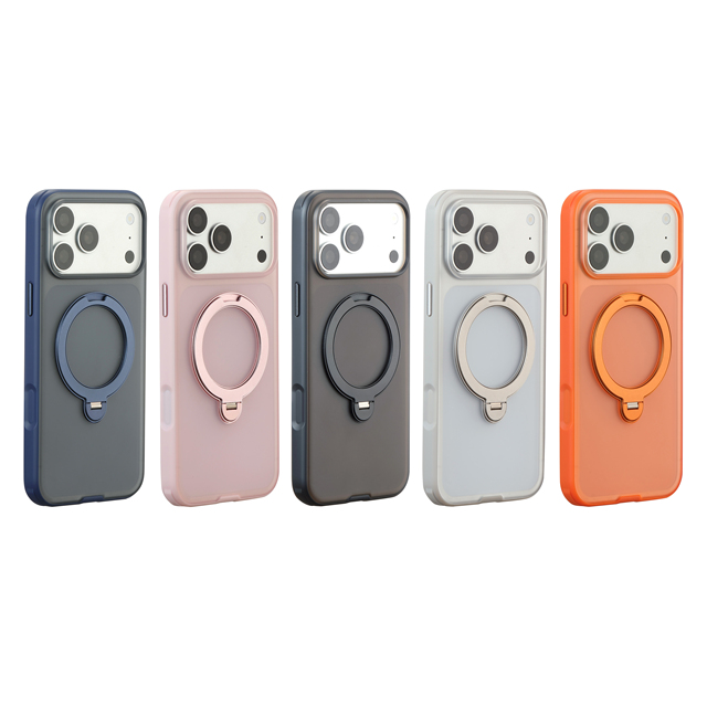 New Arrival Shockproof armor Kickstand Magnetic Wireless Charging Mobile Phone case for iphone 17 air Pro Max 16 Plus 15 14 13