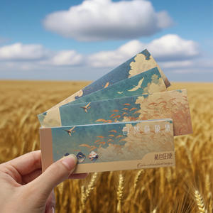 30 hojas/paquete de libros de pegatinas, Serie de colección de imágenes naturales, Fondo de paisaje, decoración de cuaderno, materiales de Collage DIY - Product Image 2