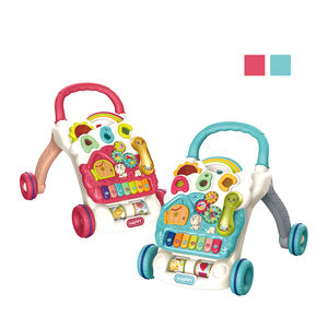 <span class=keywords><strong>Marche</strong></span>-bébé multifonctionnel interactif avec lumières clignotantes, musique, activités éducatives, chariot d'apprentissage à pousser pour les tout-petits - Product Image 5