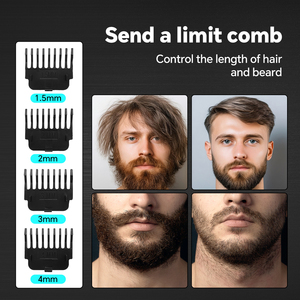 Rechargeable Professional Metal USB for Men Electric Hair <strong>Trimmer</strong> Hair Clipper - Product Image 2