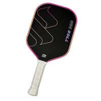 Raquette de pickleball en fibre de carbone T700 certifiée USAPA de qualité tournoi, 16 mm, pour l'approvisionnement transfrontalier immédiat