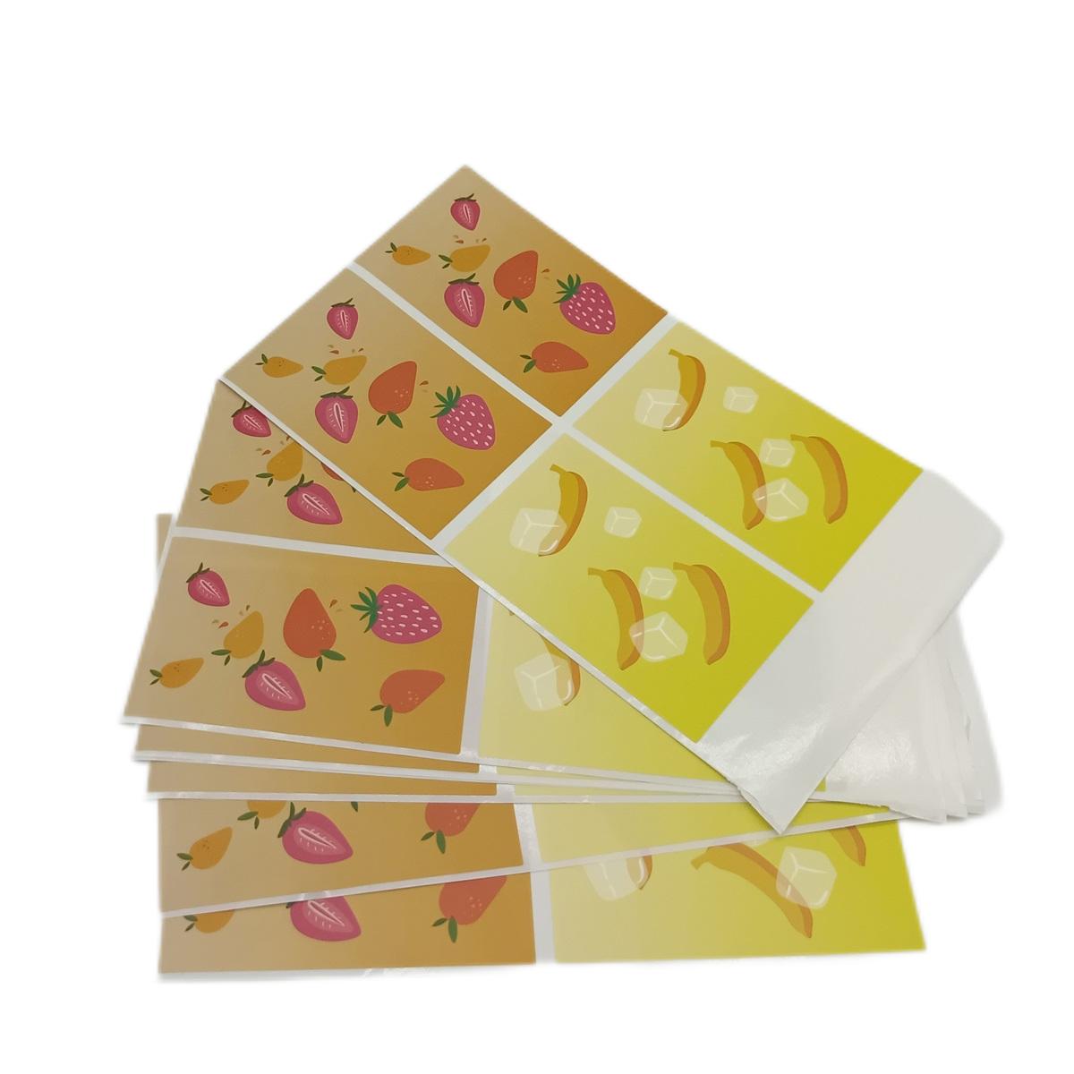 High Quality Custom Self Adhesive Vinyl Stickers Labels Wax Sticker Custom Labels on a Roll Printing Labels