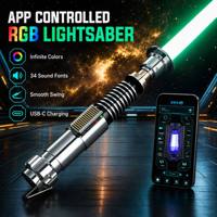 Nexussabers EP8 Luke Skywalker untuk Lightsaber Metal Hilt Smooth Swing Penjualan Langsung Pabrik Pedang Laser untuk Bermain Cosplay