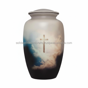 Urnes de crémation pour adultes faites à la main pour cendres Urnes funéraires pour hommes et femmes à bas prix - Product Image 1