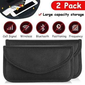 Pochette Faraday RFID anti-radiation, anti-GPS, protection de la vie privée, blocage du signal, protection contre les signaux, housse de téléphone portable - Product Image 2