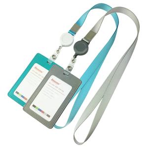 Échantillon gratuit de porte-clés à sublimation personnalisé avec cordon détachable et porte-carte, cordon en polyester, cordons avec logo personnalisé - Product Image 3