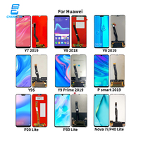Pour Huawei P Smart Y5/Y6/Y7 2017/2018 Nova 3i Honor 10 Lite Mate 10 Lite 20 Pro 1 an Warranty-Y9 2019 écran tactile LCD