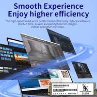 SK-800 M2 NGFF SATA Internal SSD 1000GB 550MB/s Baca 500MB/s Tulis Metal Baru Laris Terjual