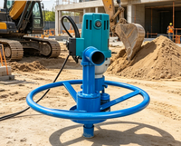 Machine de forage rotative électrique portative 2500W pour puits d'eau domestique, profondeur 60m, diamètre 150mm
