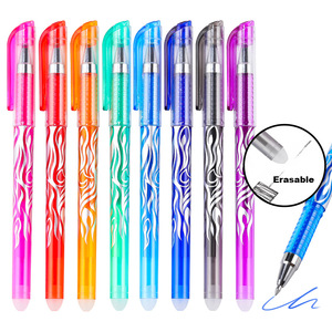 Stylo effaçable à l'eau en gel plastique écologique, sérigraphié, fabriqué en Chine pour le commerce transfrontalier, coloré, thème <span class=keywords><strong>moto</strong></span> et musique - Product Image 1