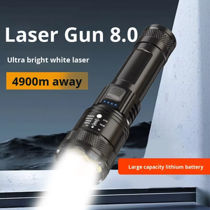 Projecteur laser super lumineux grand angle <span class=keywords><strong>Aurora</strong></span> rechargeable par USB 18650, lampe torche de patrouille extérieure, lampe de camping <span class=keywords><strong>IP65</strong></span> - Product Image 5